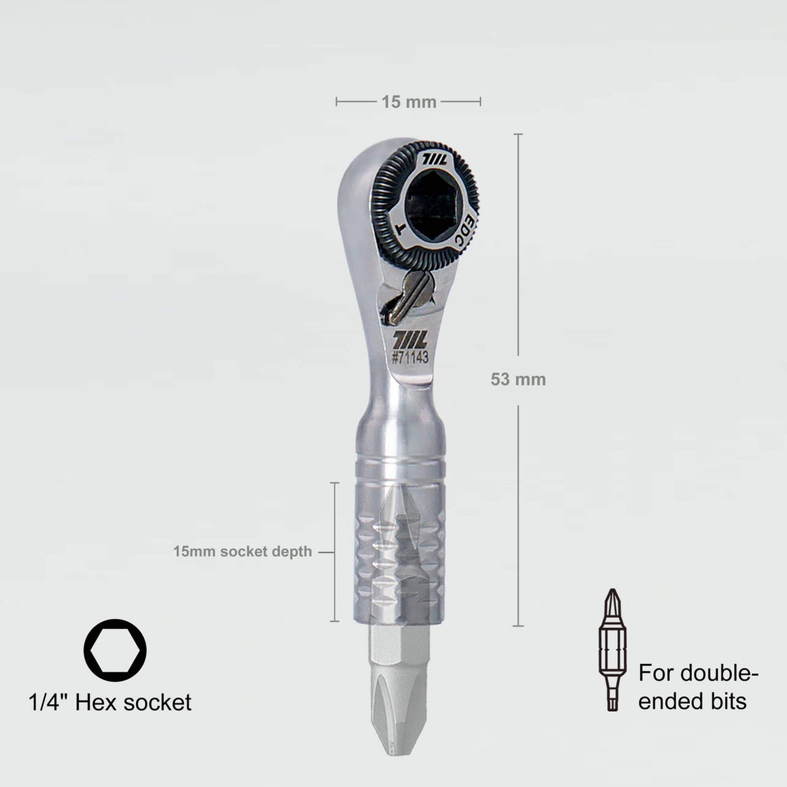 Mini Llave de Trinquete 711L TG - Vista 4